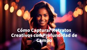 Cómo Capturar Retratos Creativos con Profundidad de Campo